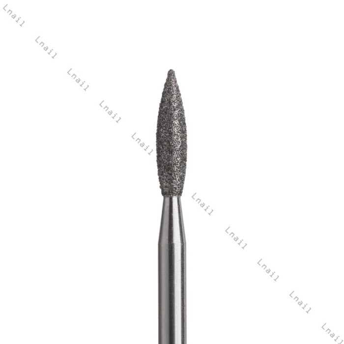 Алмазная фреза пламя Ø2,5 мм синяя раб. длина 10,0 мм