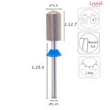 Hartmetall Zylinder 6,6 mm Mittel Kreuzverzahnung AL 12,7 mm L/R