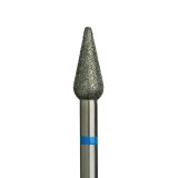 Fresa Diamante Goccia Ø3,3mm Anello Blu LL 10,0mm