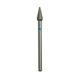 Fresa Diamante Goccia Ø3,3mm Anello Blu LL 10,0mm
