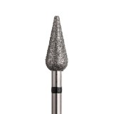 Fresa Diamante Goccia Ø5,0mm Anello Nero LL 12,0mm