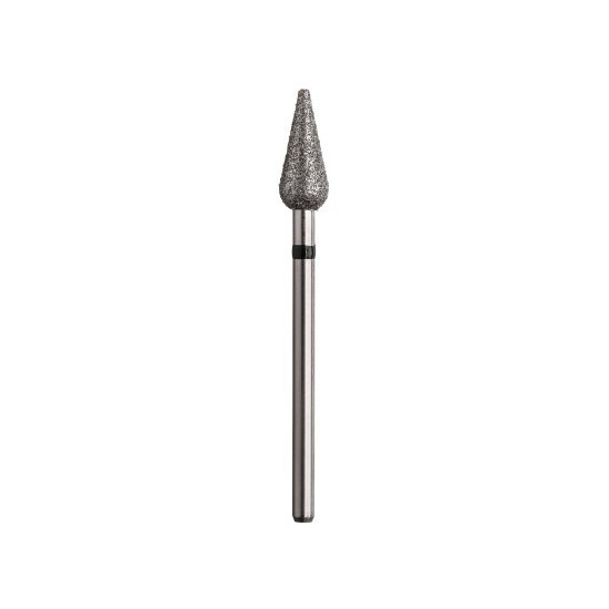 Fresa Diamante Goccia Ø5,0mm Anello Nero LL 12,0mm