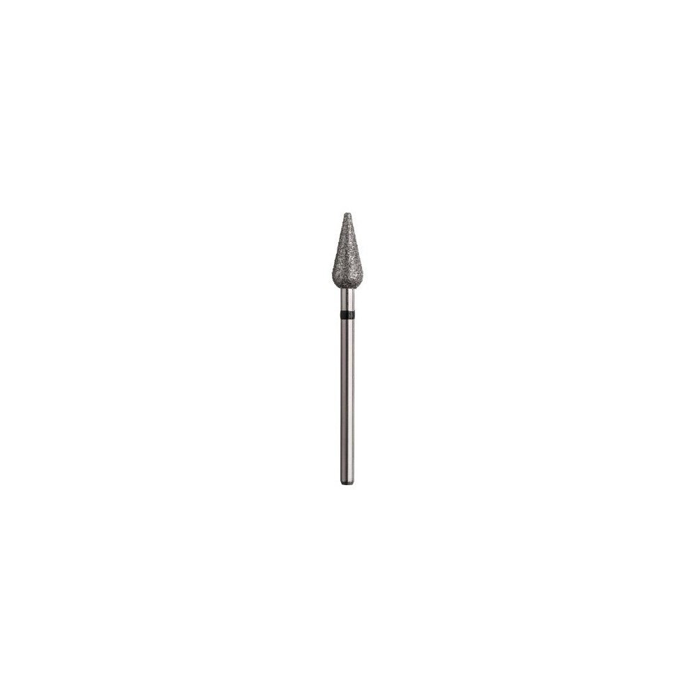 Fresa Diamante Goccia Ø5,0mm Anello Nero LL 12,0mm