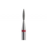 Fresa Diamante Llama Ø1,2mm Anillo Rojo LT 6,0mm