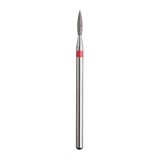 Diamantfräser Flamme Ø1,6mm Roter Ring AL 8,0mm