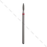 Diamond Bit Flame Ø1.6mm Red Ring WL 8.0mm