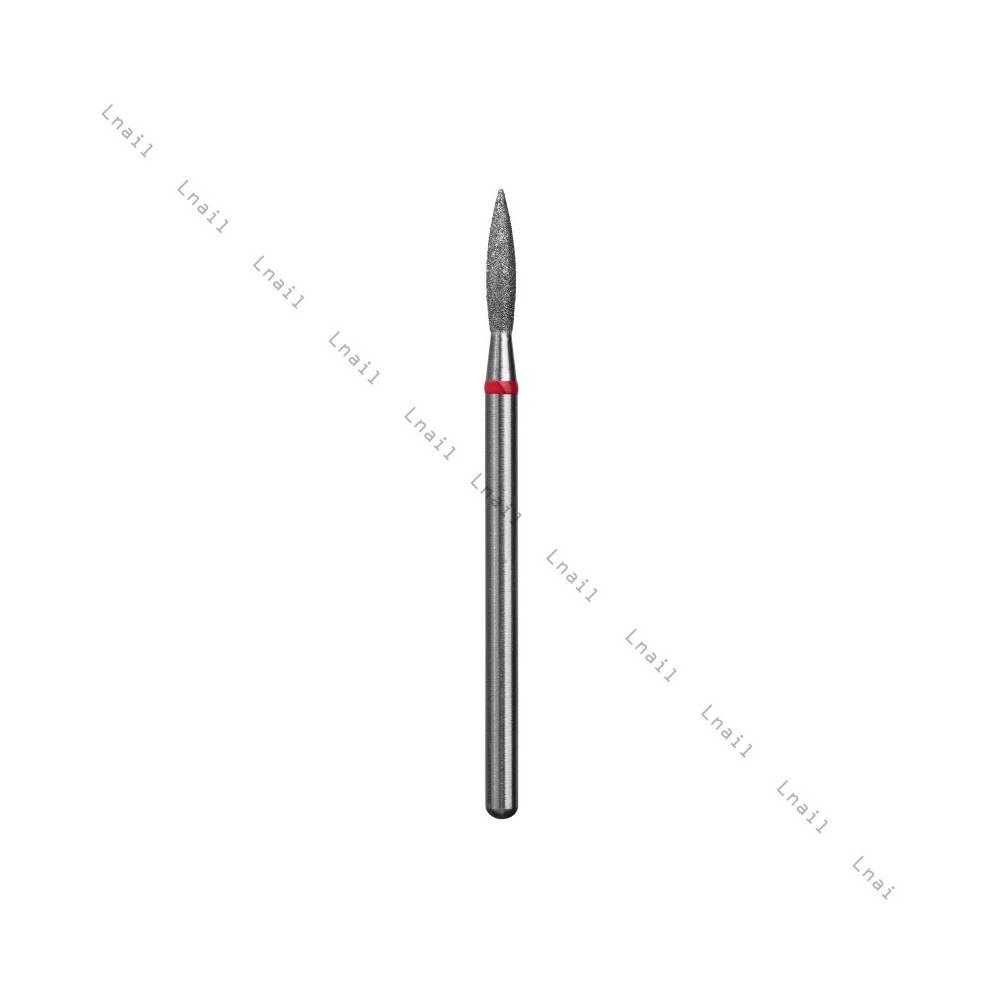 Diamond Bit Flame Ø2.1mm Red Ring WL 10.0mm