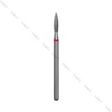 Diamond Bit Flame Ø2.1mm Red Ring WL 10.0mm