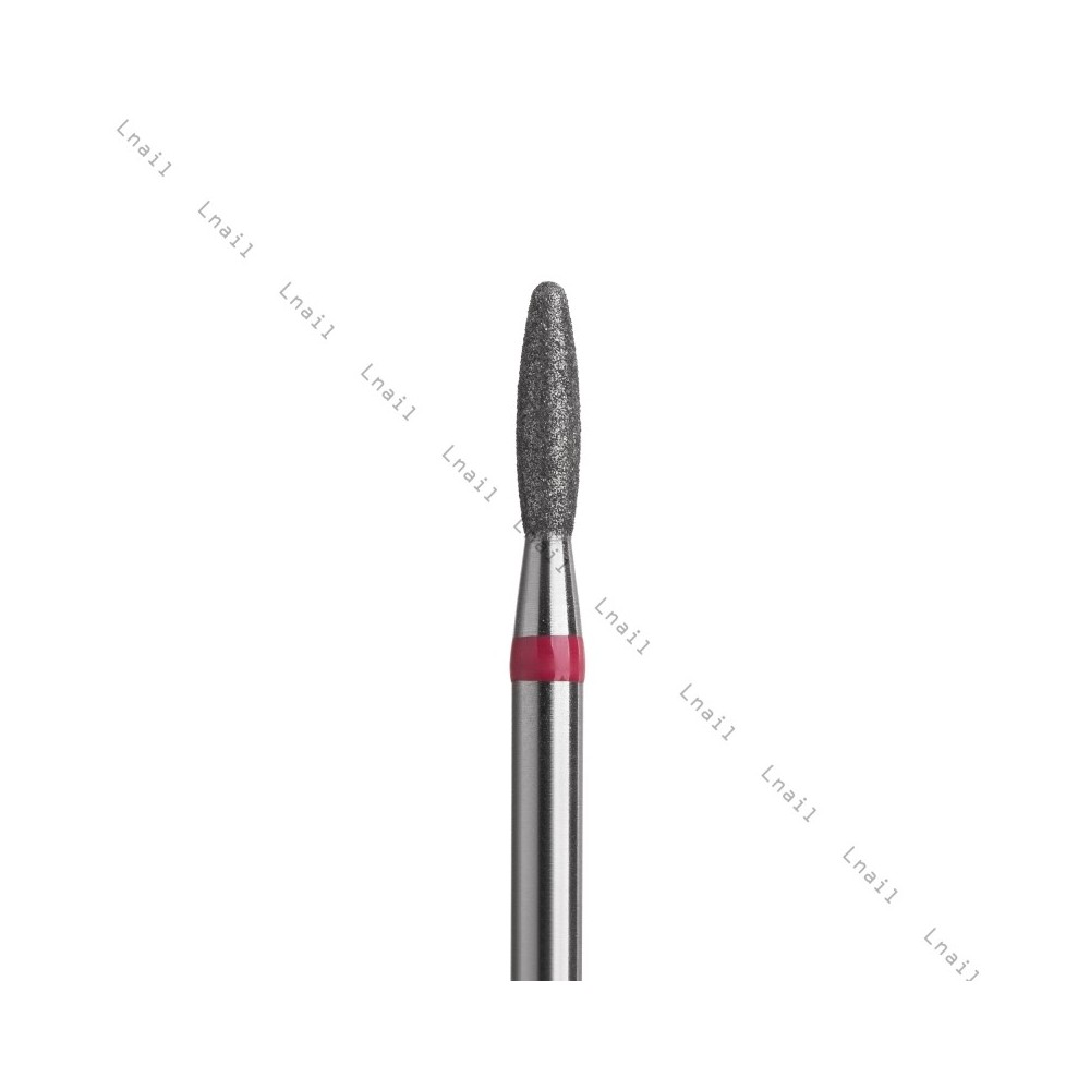 Fresa Diamante Fiamma Ø2,1mm Anello Rosso LL 8,0mm