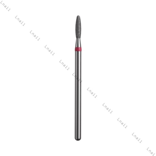 Fresa Diamante Llama Ø2,1mm Anillo Rojo LT 8,0mm