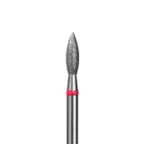 Fresa Diamante Llama Ø2,5mm Anillo Rojo LT 8,0mm