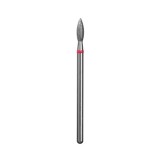 Fresa Diamante Llama Ø2,5mm Anillo Rojo LT 8,0mm