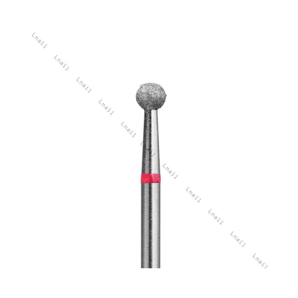 Fresa Diamante Sfera Ø3,5mm Anello Rosso