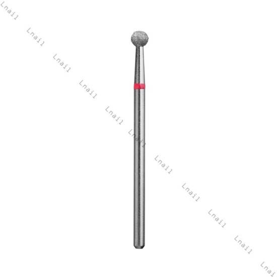 Fresa Diamante Sfera Ø3,5mm Anello Rosso