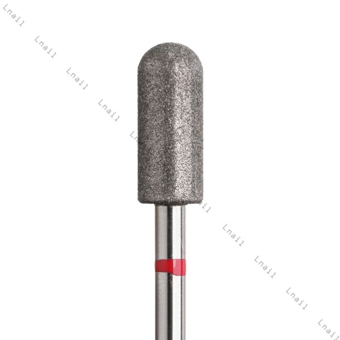 Fresa Diamante Cilindro Ø5,0mm Anillo Rojo LT 12,0mm