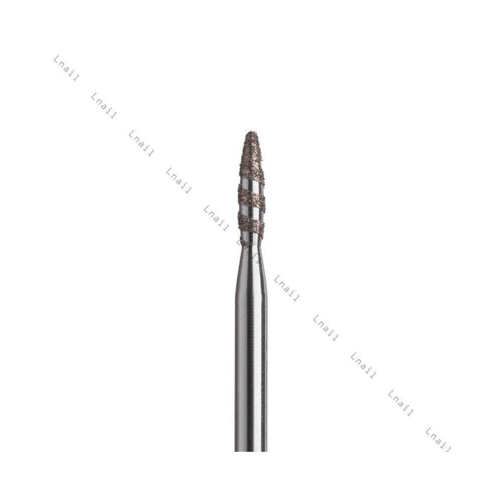 Fresa Diamante Tornado Ø2,1 mm Anello Blu LL 8,0 mm