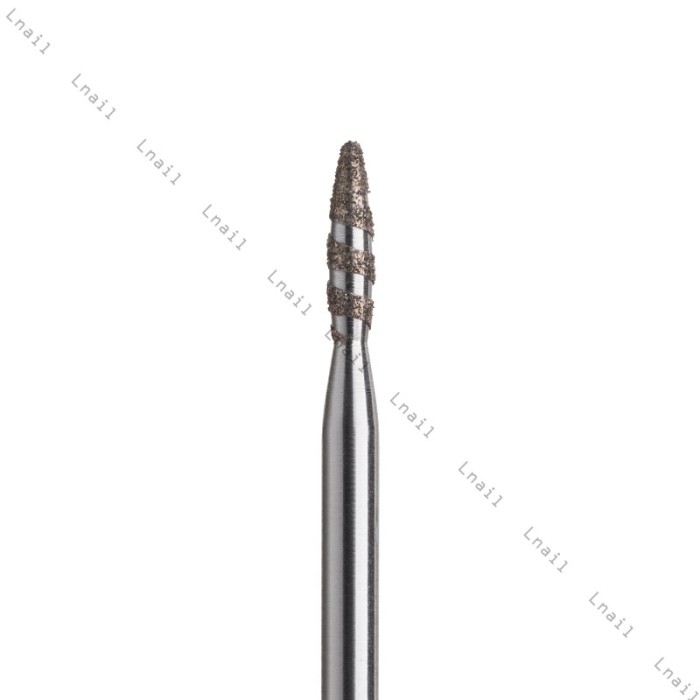 Fresa Diamante Tornado Ø2,1 mm Anello Blu LL 8,0 mm