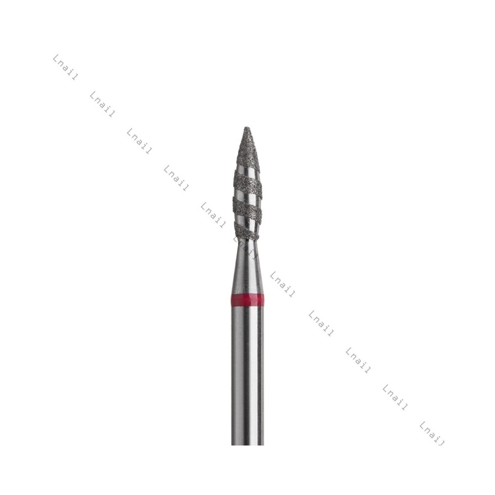 Diamond Bit Tornado Ø2.1 mm Red Ring WL 8.0 mm