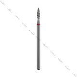 Fresa Diamante Tornado Ø2,1 mm Anello Rosso LL 8,0 mm