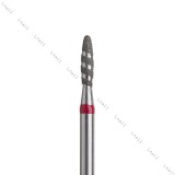 Fresa Diamante Tornado Ø2,1 mm Anello Rosso LL 8,0 mm