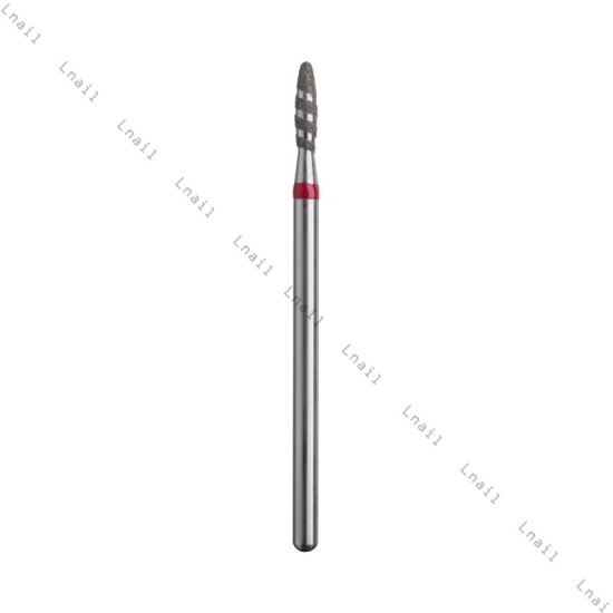 Diamantfräser Tornado Ø2,1 mm Roter Ring AL 8,0 mm