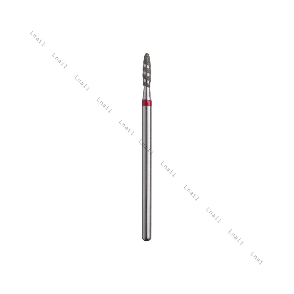 Diamantfräser Tornado Ø2,1 mm Roter Ring AL 8,0 mm