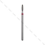 Fresa Diamante Tornado Ø2,1 mm Anillo Rojo LT 8,0 mm