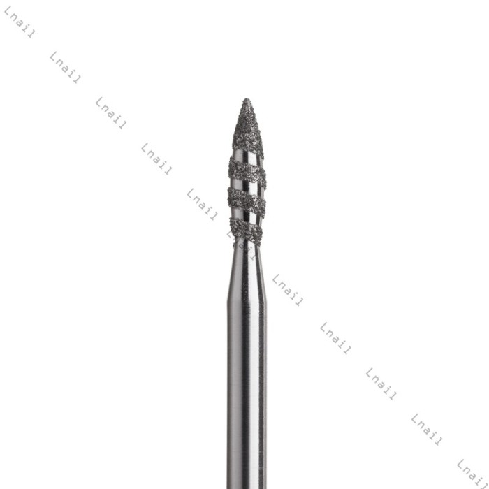 Diamantfräser Tornado Ø2,3 mm Blauer Ring AL 8,0 mm