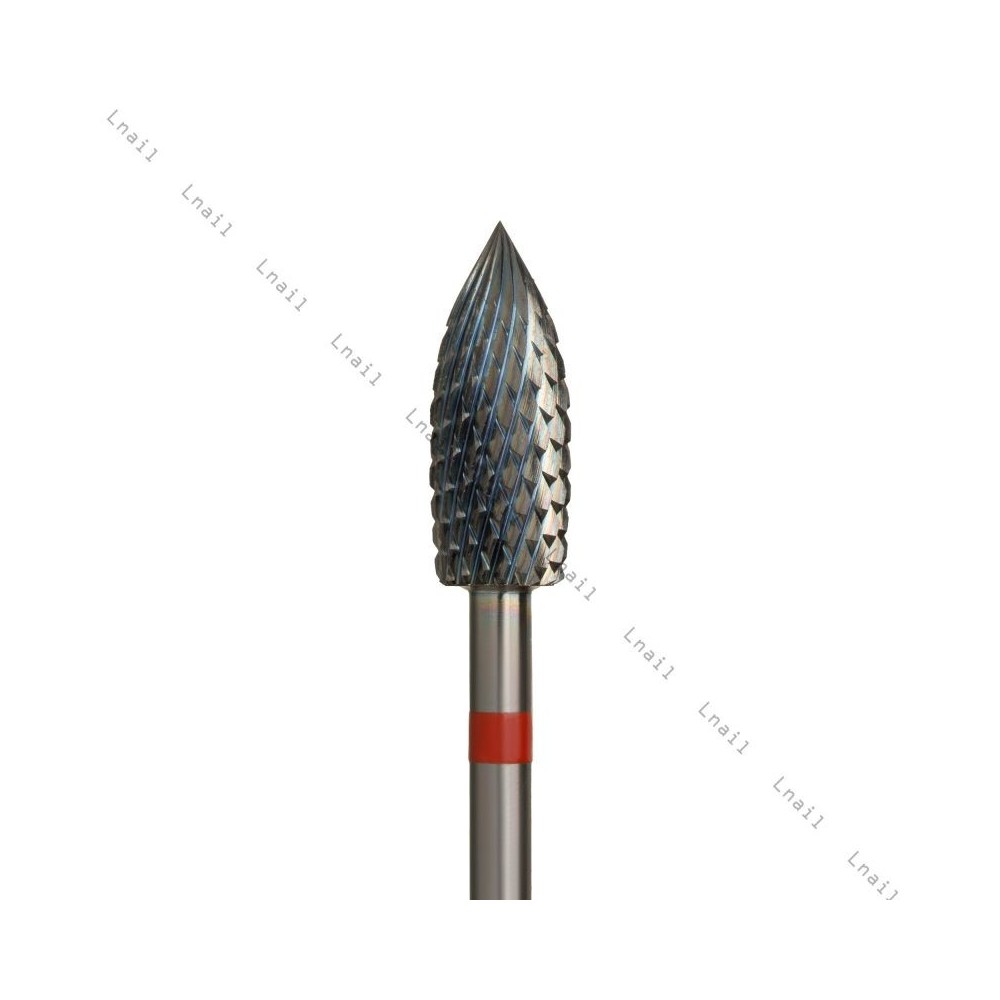 Hartmetall Flamme 5,0 mm Fein Kreuzverzahnung AL 13,0 mm