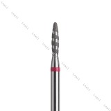 Fresa Diamante Tornado Ø1,8 mm Anillo Rojo LT 8,0 mm