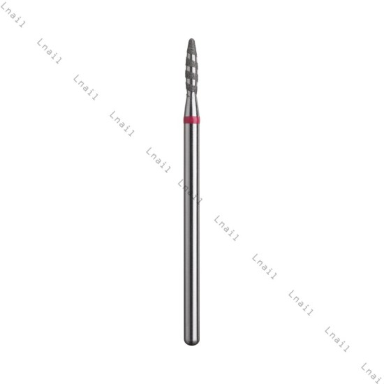 Fresa Diamante Tornado Ø1,8 mm Anello Rosso LL 8,0 mm