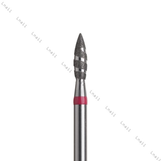 Diamond Bit Tornado Ø2.3 mm Red Ring WL 8.0 mm