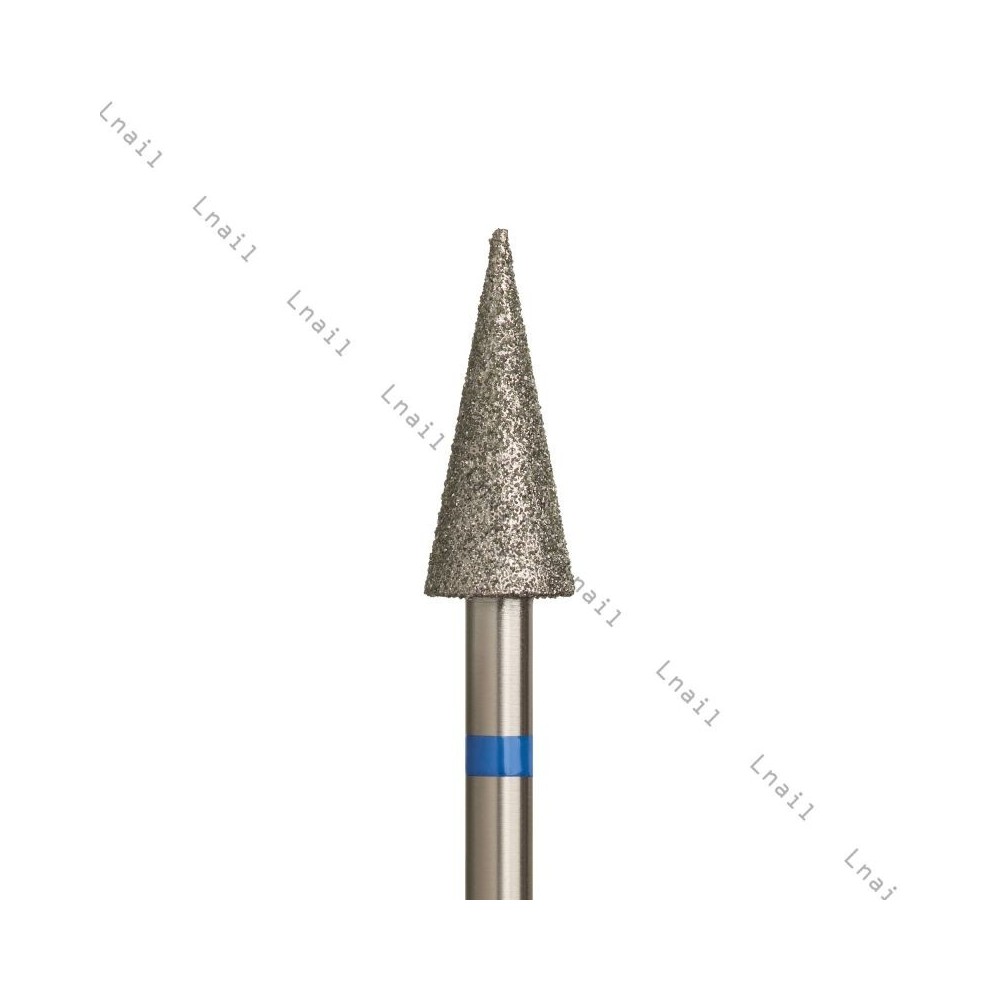 Diamantfräser Nadel Ø5,0 mm Blauer Ring AL 12,0 mm