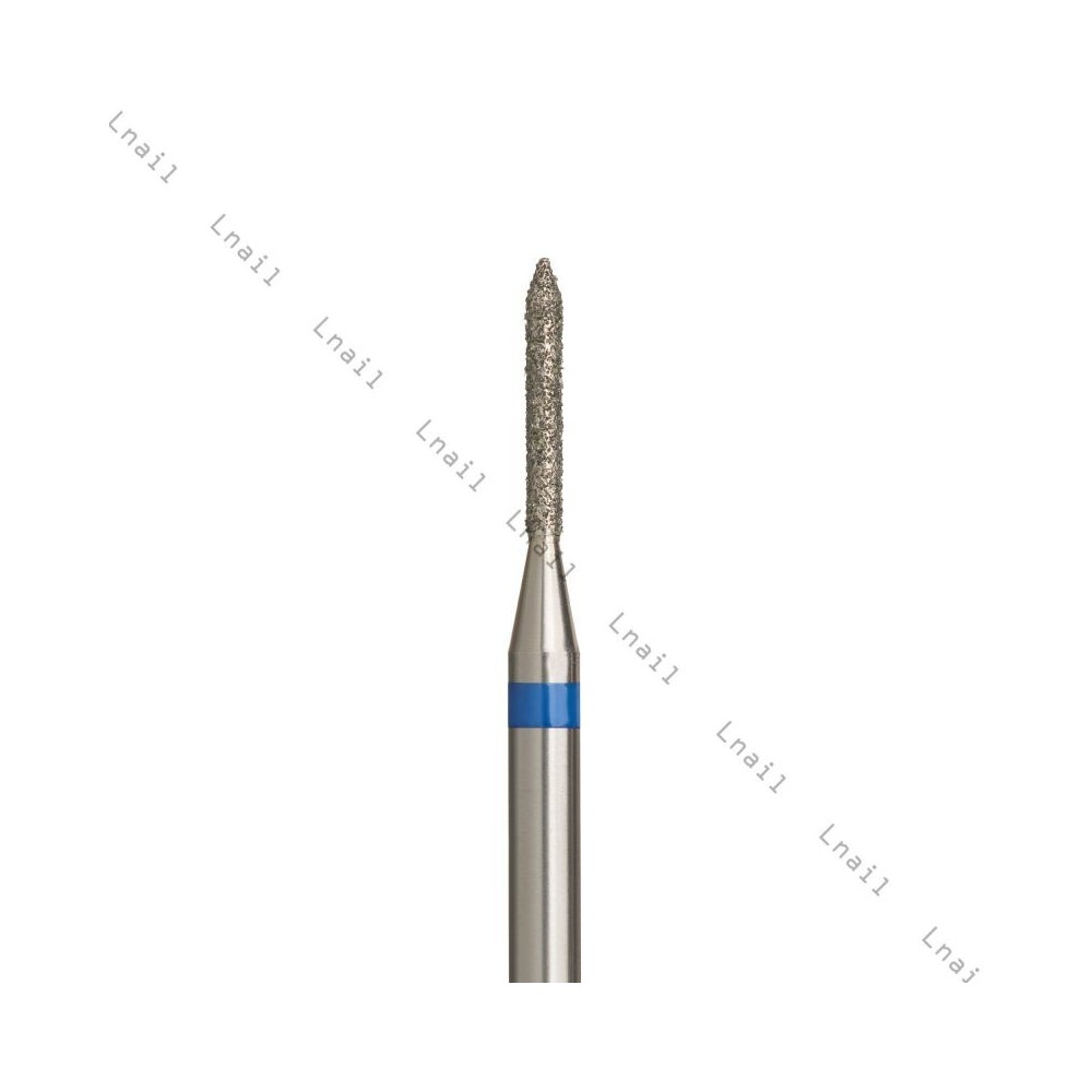 Fresa Diamante Cilindro Ø1,2 mm Anello Blu LL 8,0 mm