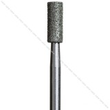 Diamantfräser Zylinder Ø3,3 mm Blauer Ring AL 8,0 mm