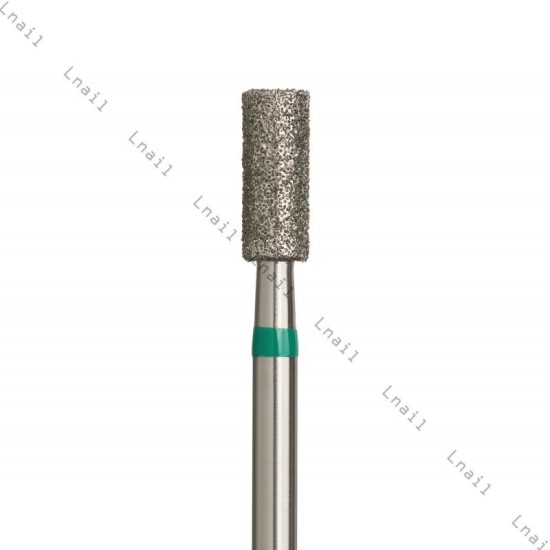 Fresa Diamante Cilindro Ø3,3 mm Anello Verde LL 8,0 mm