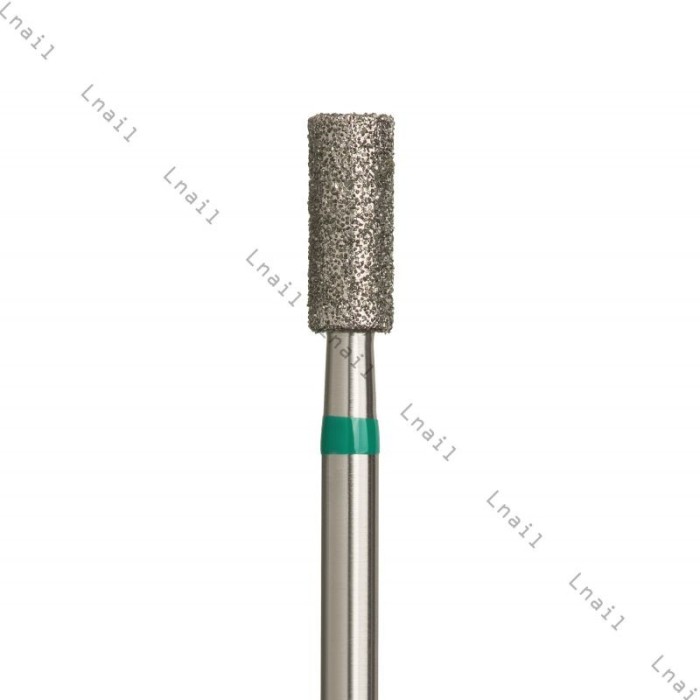 Diamantfräser Zylinder Ø3,3 mm Grüner Ring AL 8,0 mm