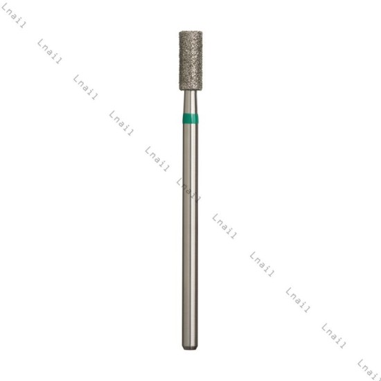 Fresa Diamante Cilindro Ø3,3 mm Anillo Verde LT 8,0 mm
