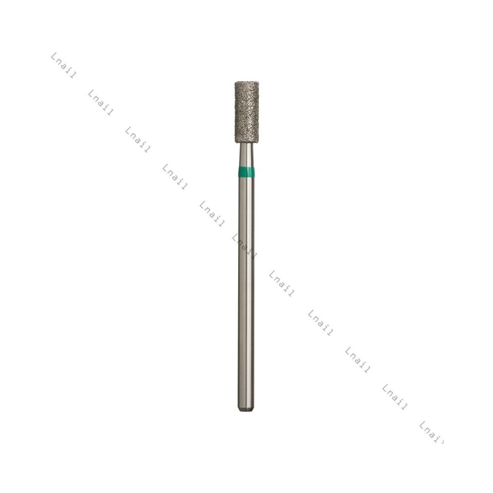 Diamantfräser Zylinder Ø3,3 mm Grüner Ring AL 8,0 mm