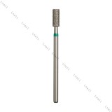 Fresa Diamante Cilindro Ø3,3 mm Anillo Verde LT 8,0 mm