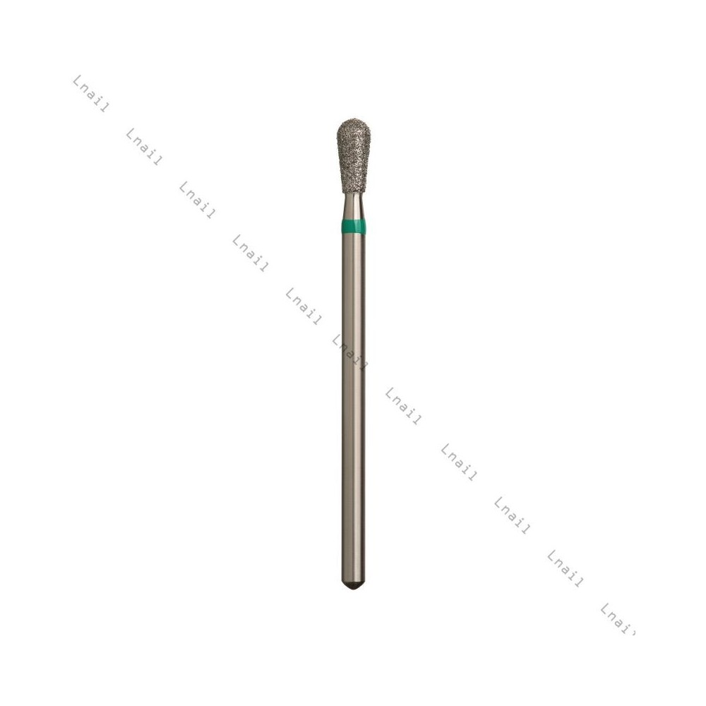 Fresa Diamante Cono Invertido Ø3,3 mm Anillo Verde LT 7,0 mm