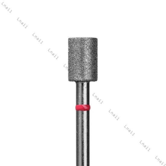 Fresa Diamante Cilindro Ø5,0 mm Anillo Rojo LT 6,0 mm