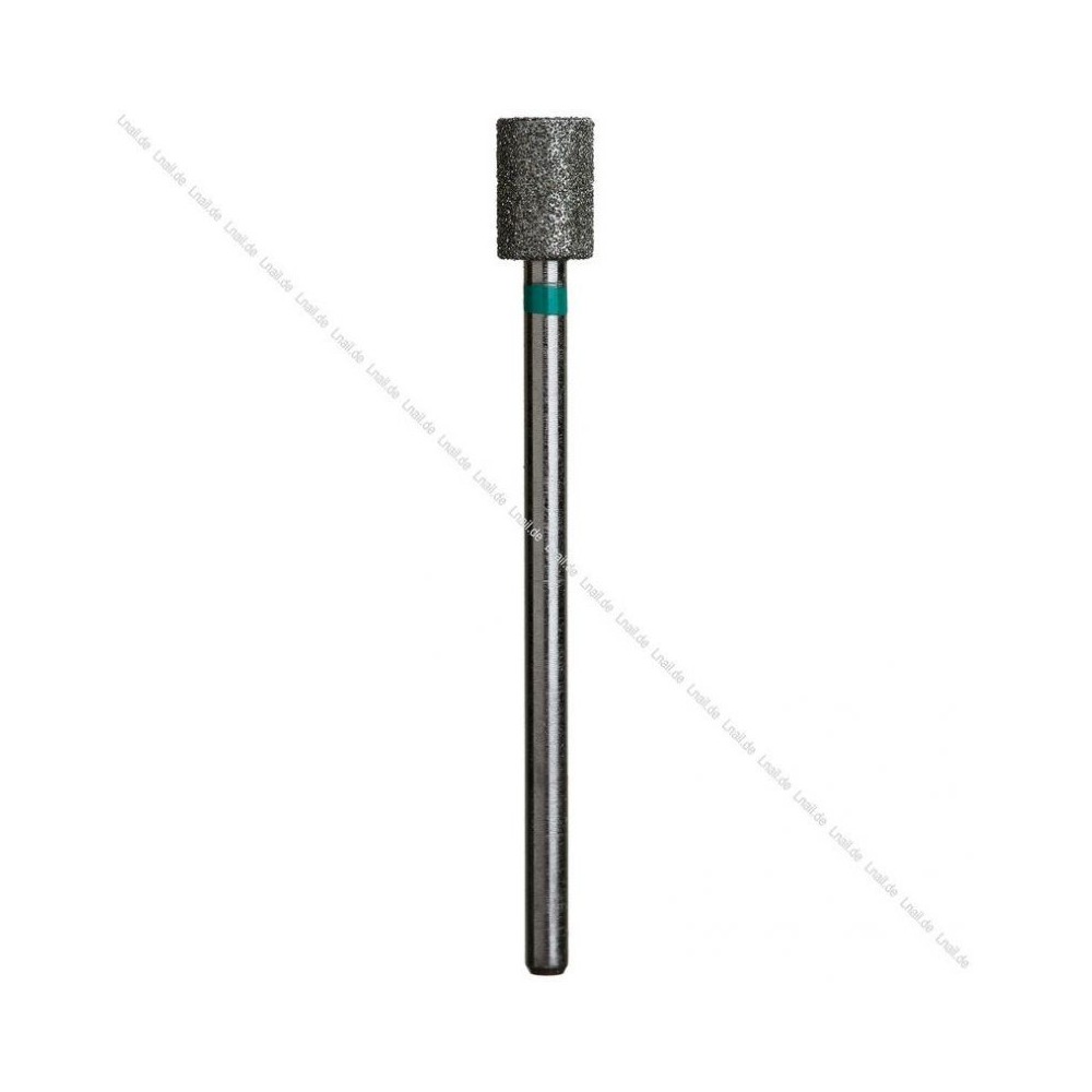 Diamantfräser Zylinder Ø5,0 mm Grüner Ring AL 6,0 mm