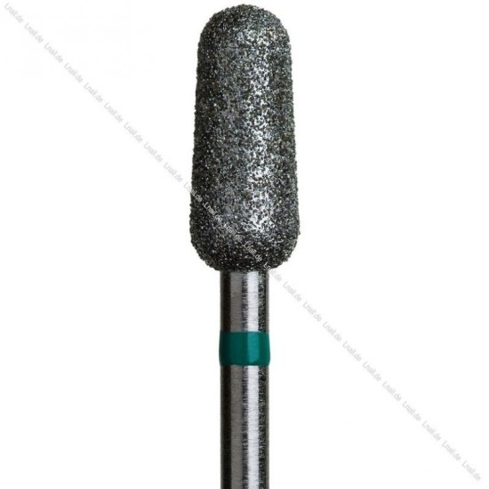 Fresa Diamante Llama Ø5,0 mm Anillo Verde LT 12,0 mm