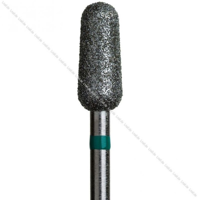 Diamantfräser Flamme Ø5,0 mm Grüner Ring AL 12,0 mm