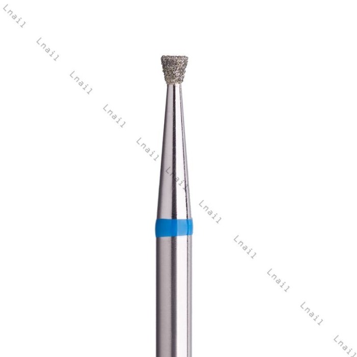 Fresa Diamante Cono Invertito Ø1,4 mm Anello Blu LL 1,6 mm