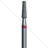 Алмазная фреза конус Ø2,3 мм красная раб. длина 8,0 мм