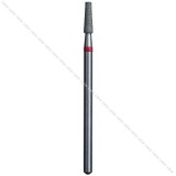 Fresa Diamante Cono Ø2,3 mm Anello Rosso LL 8,0 mm