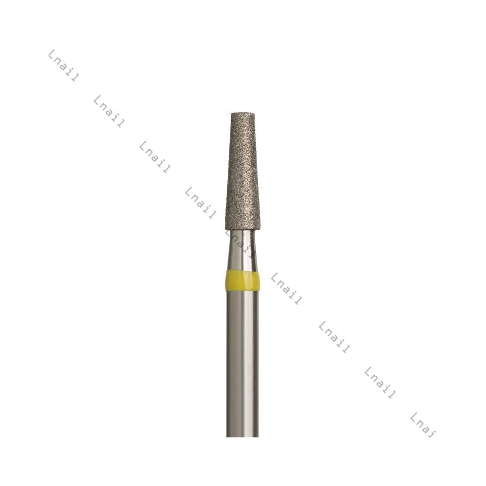 Fresa Diamante Cono Ø2,3 mm Anillo Amarillo LT 8,0 mm