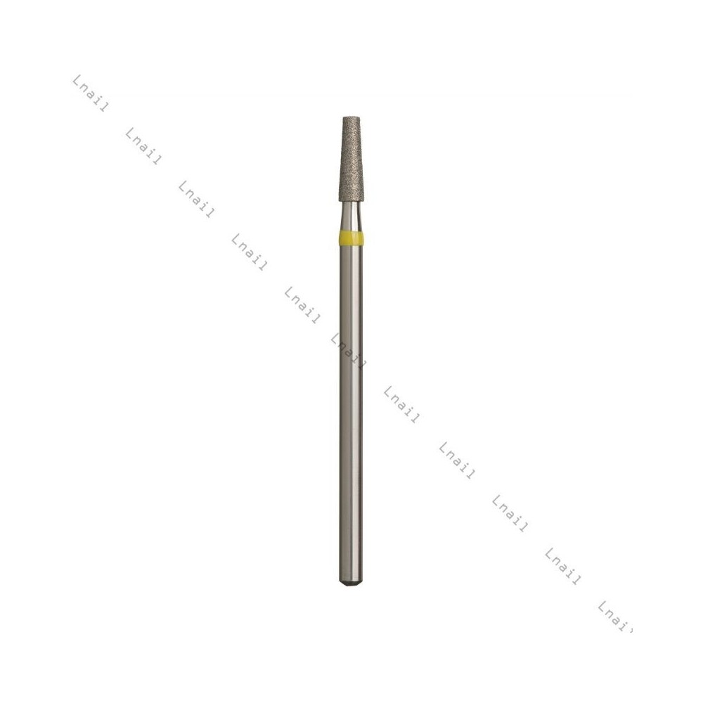 Diamond Bit Cone Ø2.3 mm Yellow Ring WL 8.0 mm